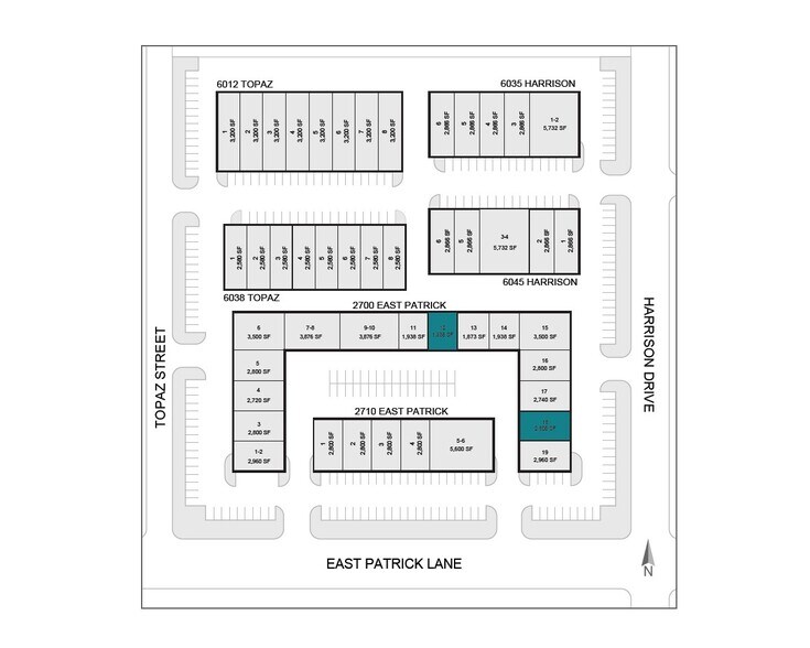 2700 E Patrick Ln, Las Vegas, NV à louer - Plan de site – Image 2 sur 7