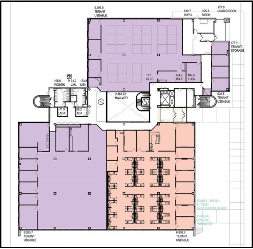 6499 University Ave NE, Fridley, MN à louer Plan d’étage– Image 1 sur 2