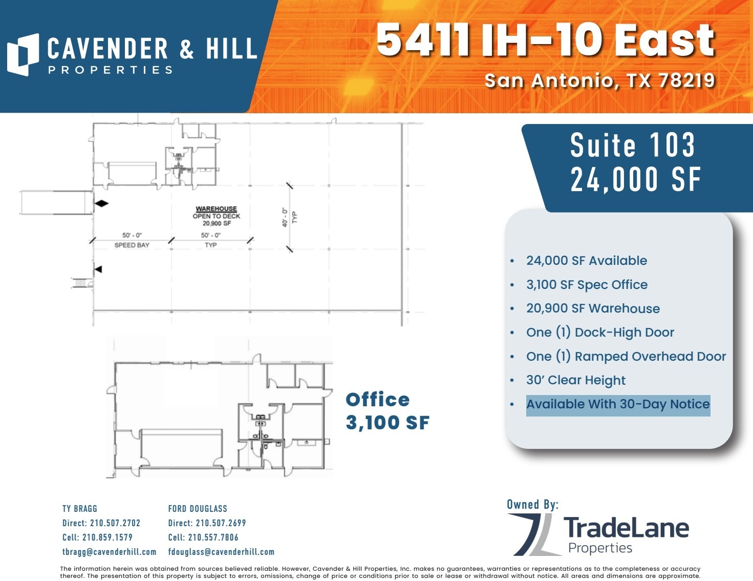 5411 IH-10, San Antonio, TX à louer Plan d’étage– Image 1 sur 1