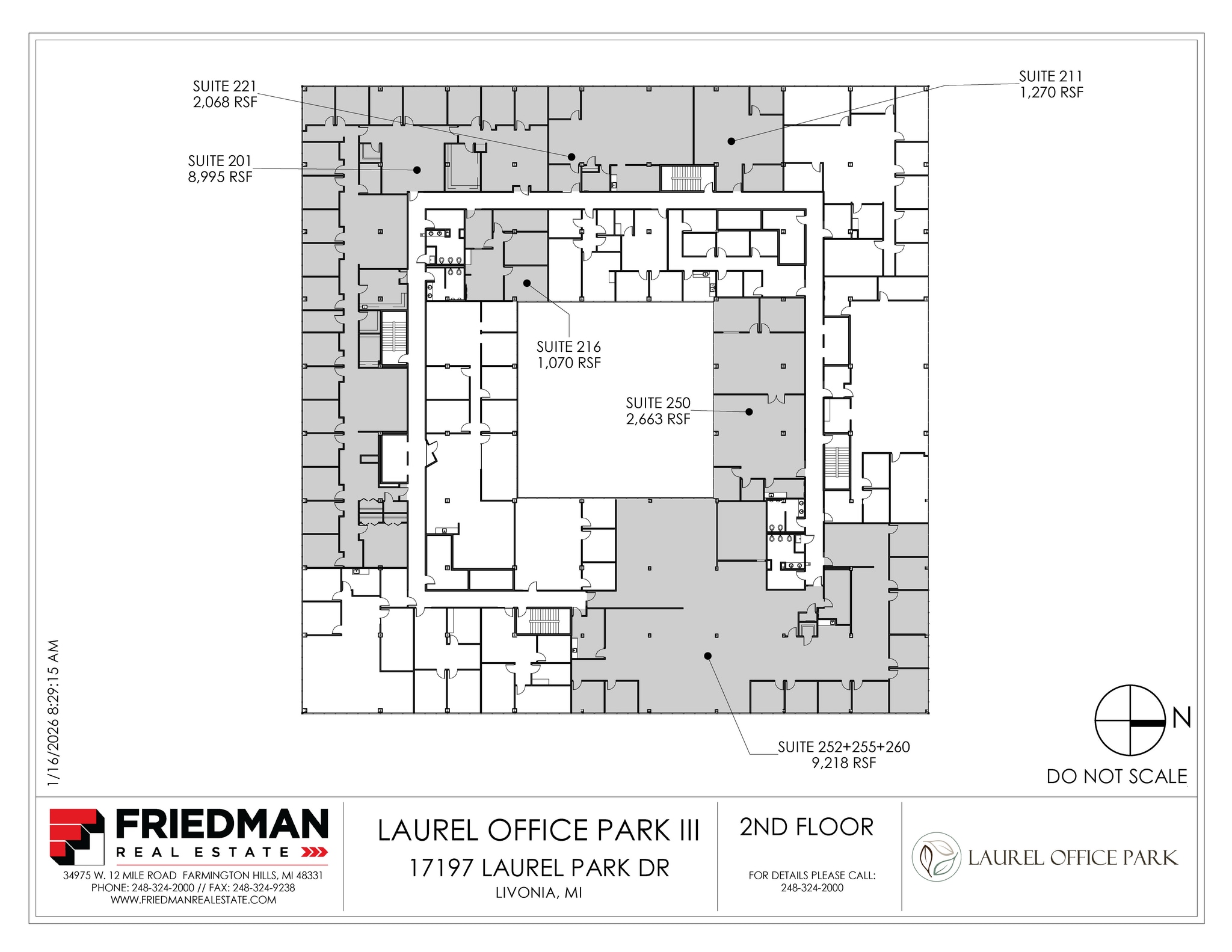 17197 N Laurel Park Dr, Livonia, MI à louer Plan d’étage– Image 1 sur 1