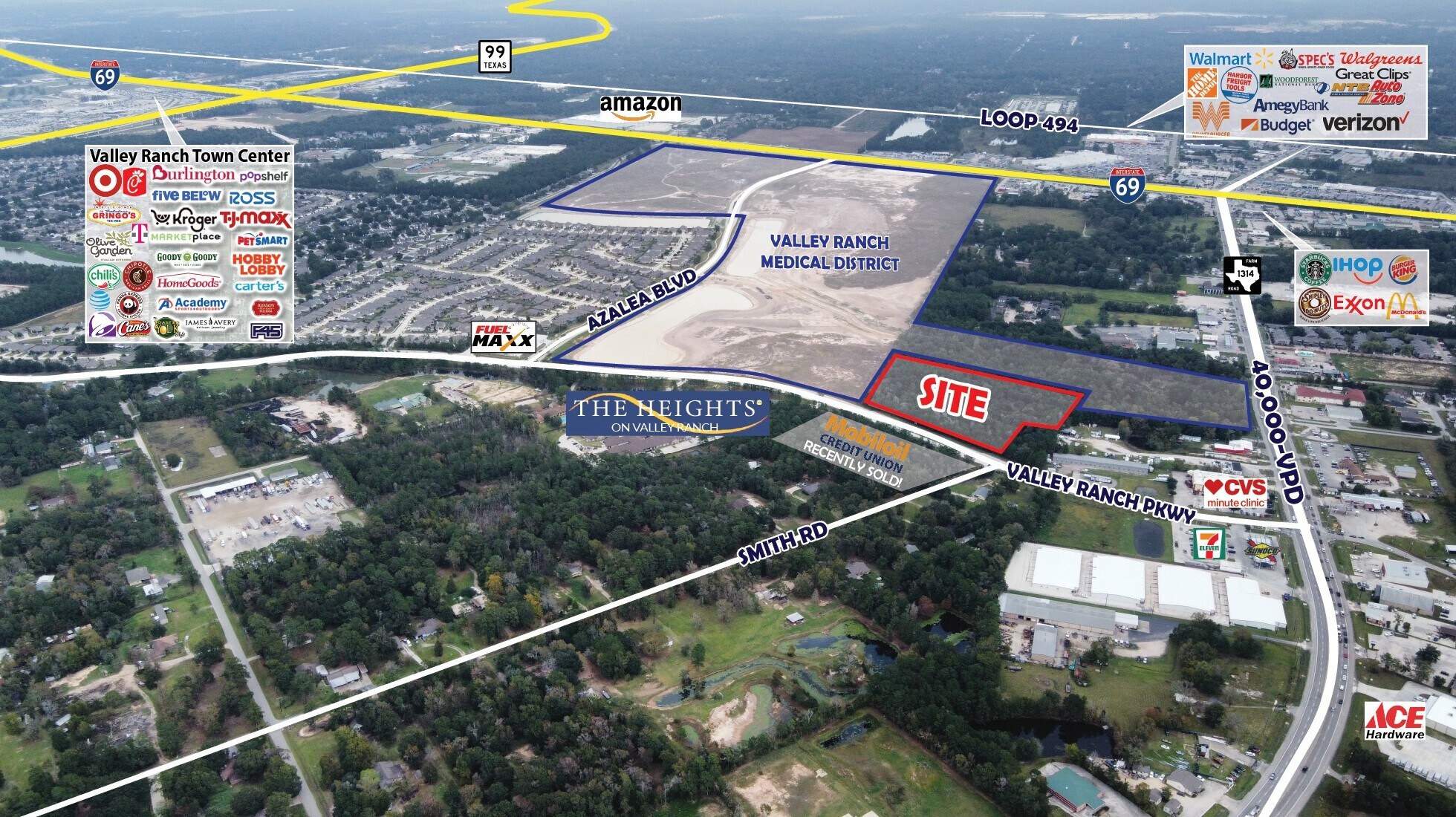 0 Valley Ranch Pkwy Pkwy, Porter, TX à vendre Photo de l’immeuble– Image 1 sur 8