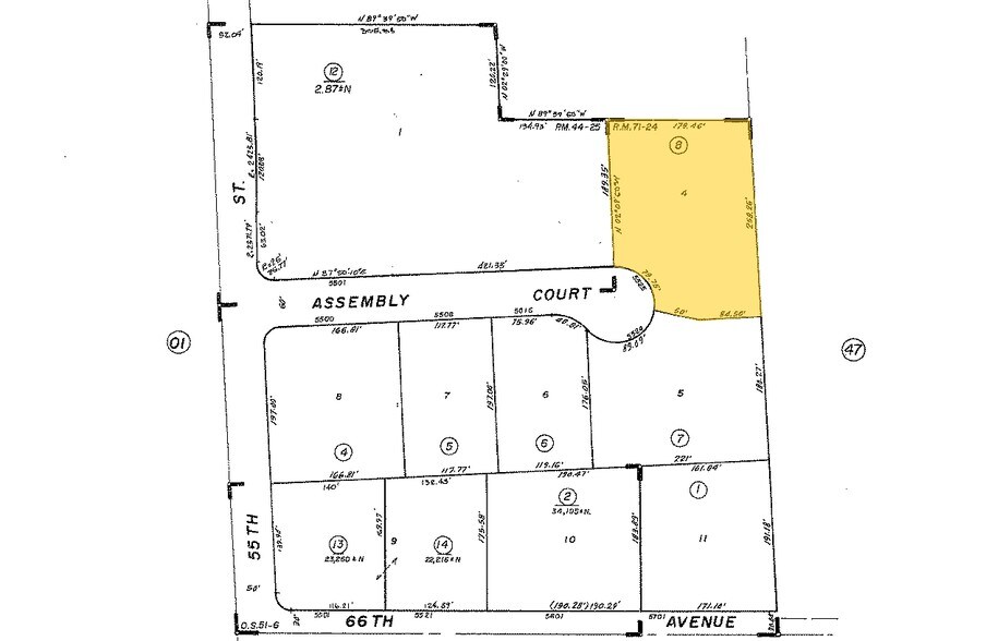 5525 Assembly Ct, Sacramento, CA à vendre - Plan cadastral – Image 2 sur 3