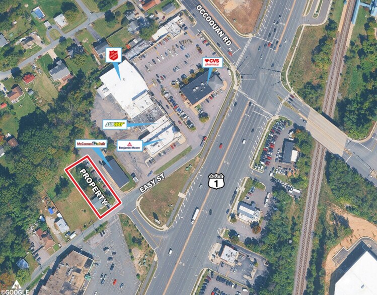 1214 Easy St, Woodbridge, VA à louer - Aérien – Image 3 sur 3