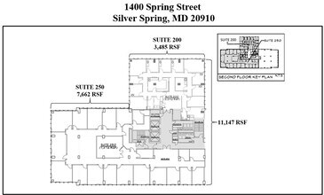 1400 Spring St, Silver Spring, MD à louer Plan d’étage– Image 1 sur 1