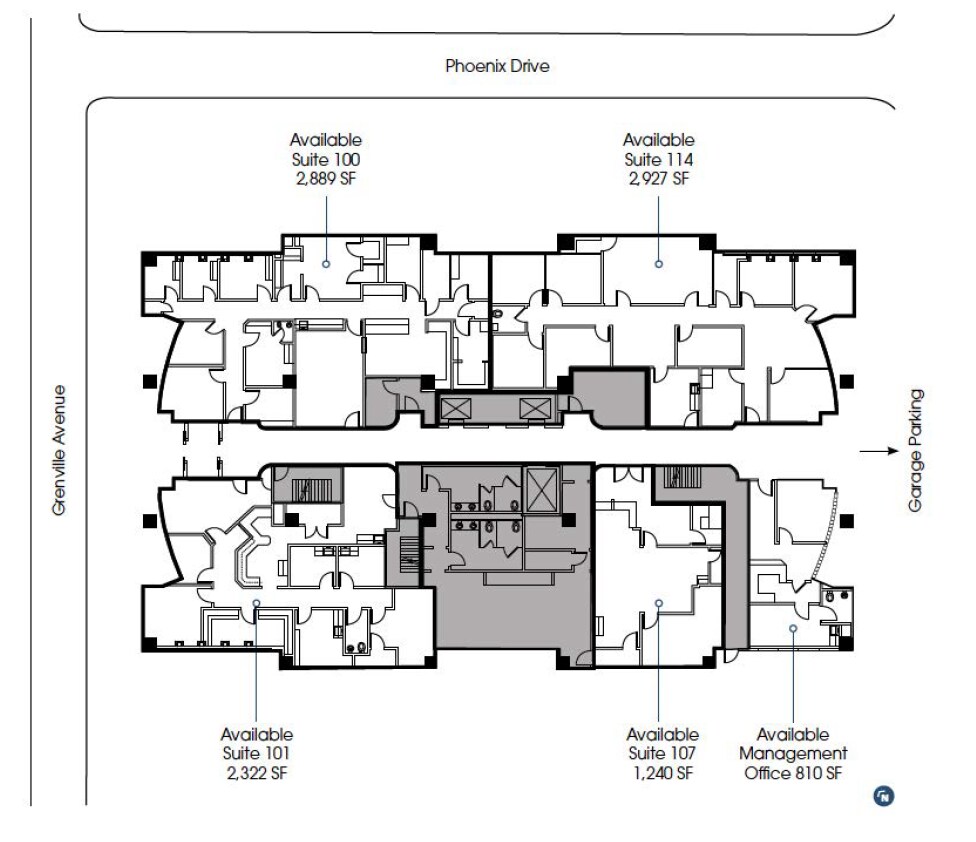 7150 Greenville Ave, Dallas, TX à louer Plan d’étage– Image 1 sur 1