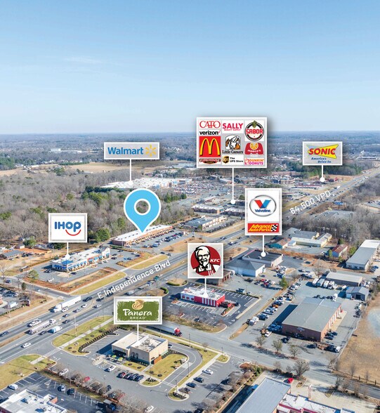 14015 Independence Blvd, Indian Trail, NC à louer - Aérien – Image 3 sur 4