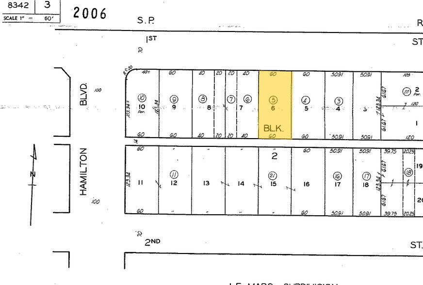 1056 W 1st St, Pomona, CA à vendre - Plan cadastral – Image 2 sur 8