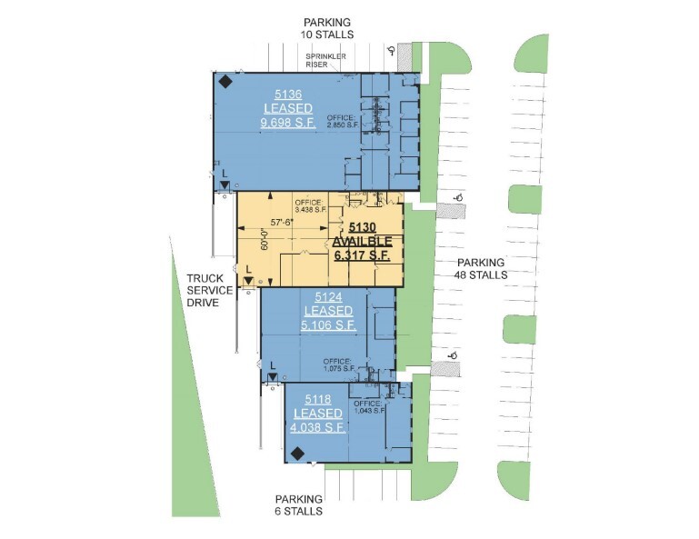 9742 W Foster Ave, Rosemont, IL à louer Plan d’étage– Image 1 sur 1