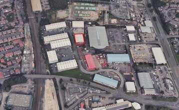 Kerfoot St, Warrington, CHS - Vue aérienne  vue de carte