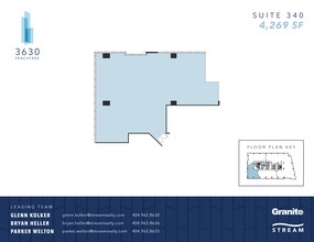 3630 Peachtree Rd NE, Atlanta, GA à louer Plan de site– Image 2 sur 4