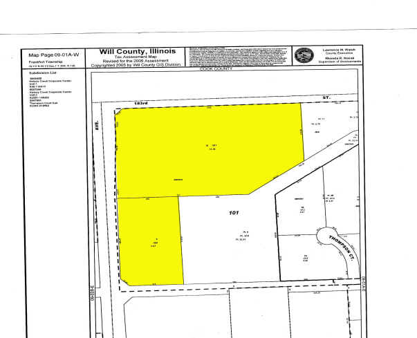 7950 W 185th St, Tinley Park, IL à louer - Plan cadastral – Image 2 sur 9