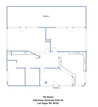 2310 Paseo Del Prado, Las Vegas, NV à louer Plan d’étage– Image 1 sur 1