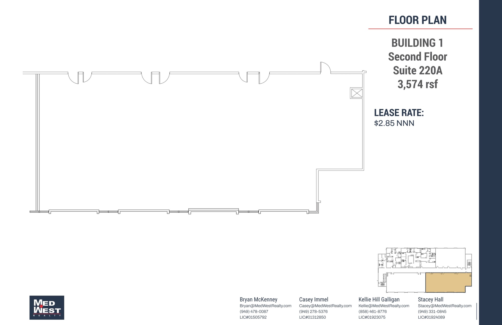 27800 Medical Center Rd, Mission Viejo, CA à louer Plan d’étage– Image 1 sur 1