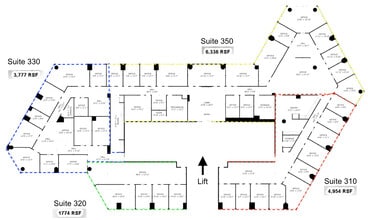 7918 Jones Branch Dr, McLean, VA à louer Plan d’étage– Image 2 sur 2