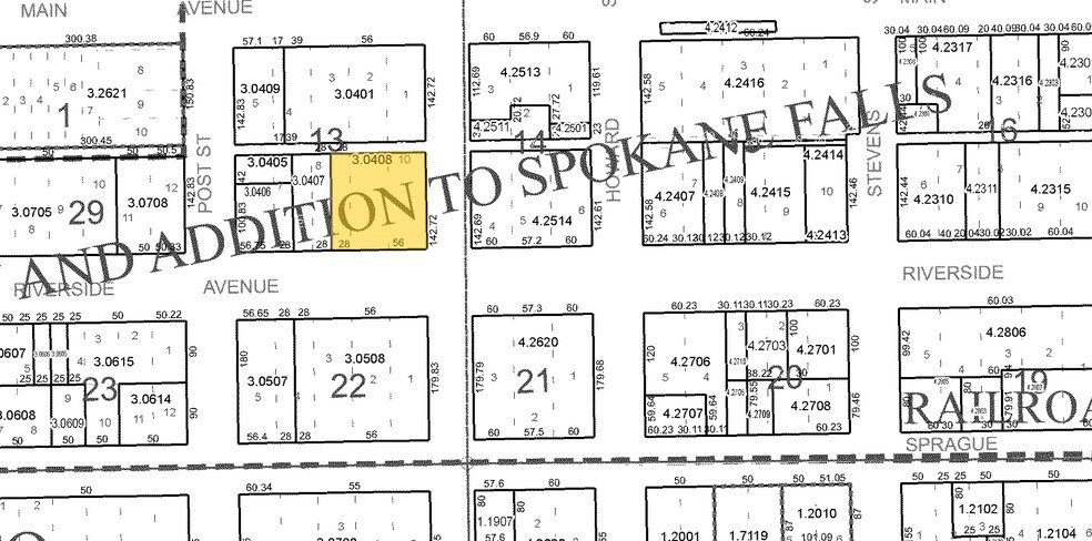 111 N Wall St, Spokane, WA à louer - Plan cadastral – Image 2 sur 26