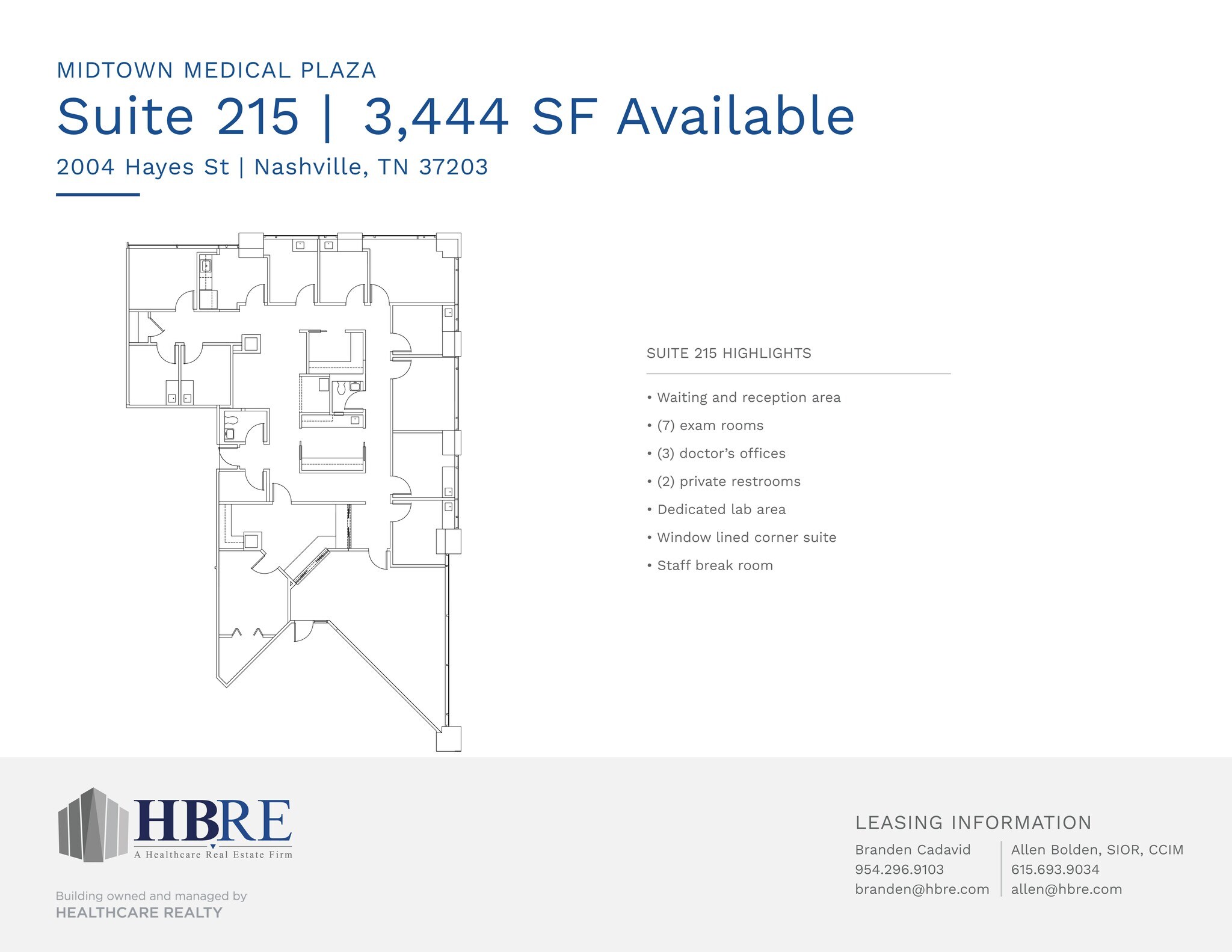 2004 Hayes St, Nashville, TN à louer Plan de site– Image 1 sur 1