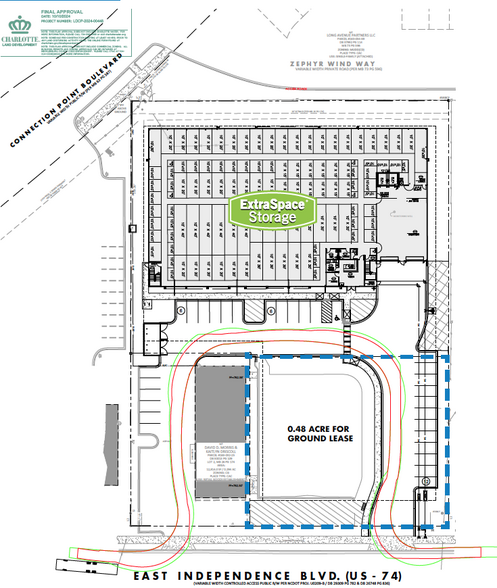 5324 E Independence Blvd, Charlotte, NC à louer - Plan de site – Image 2 sur 2