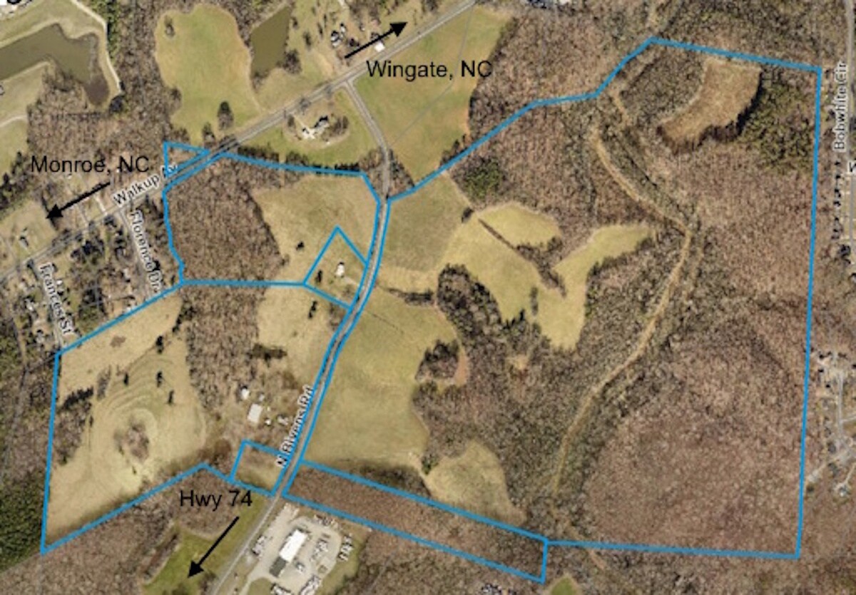 409 N Bivens Rd, Monroe, NC à vendre Aérien– Image 1 sur 2