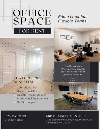 Plus de détails pour 2121 Eisenhower Ave, Alexandria, VA - Coworking à louer