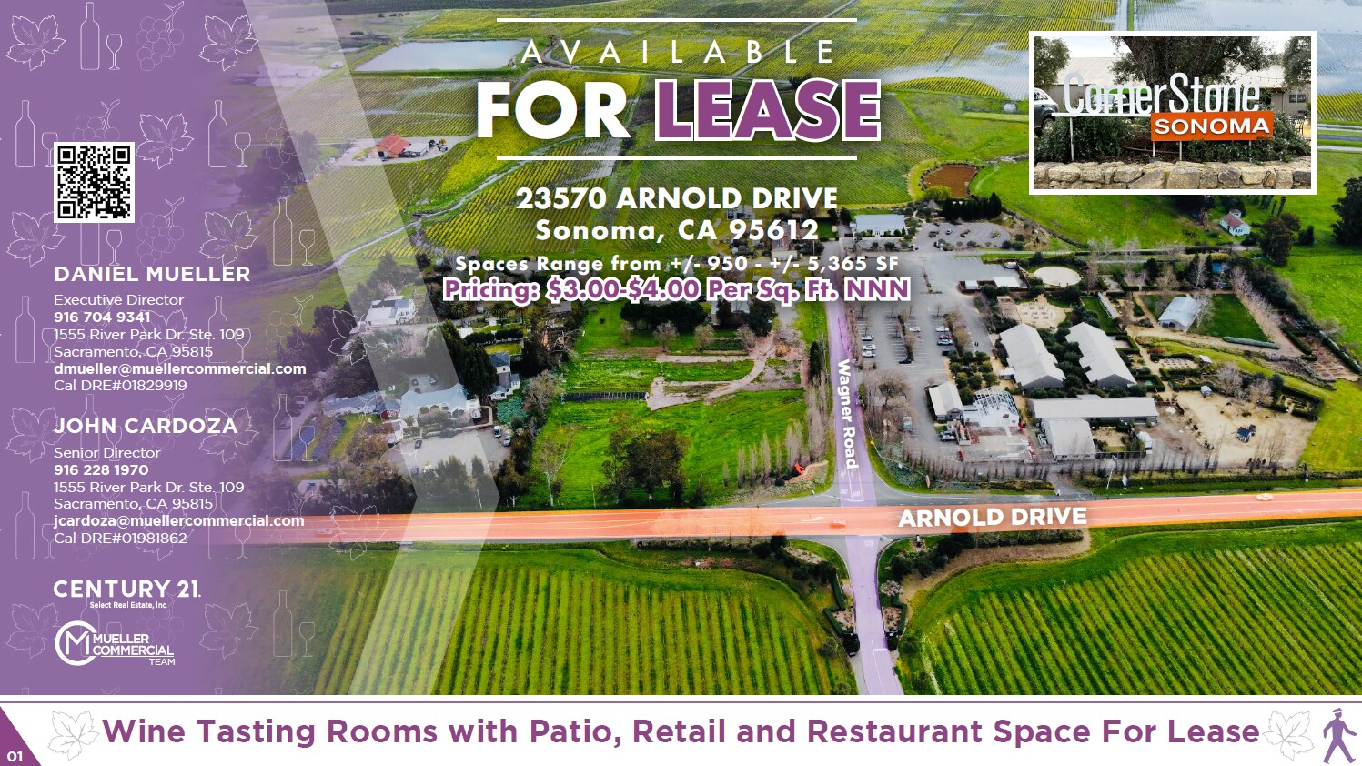 23562-23592 Arnold Dr, Sonoma, CA à louer Photo principale– Image 1 sur 18