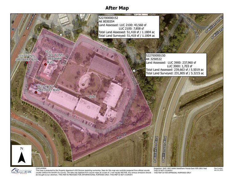 2721 W International Speedway Blvd, Daytona Beach, FL à vendre - Plan de site – Image 2 sur 2