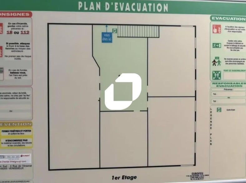 4 Rue De L'Arsenal, Vénissieux à louer - Plan d’étage – Image 3 sur 3
