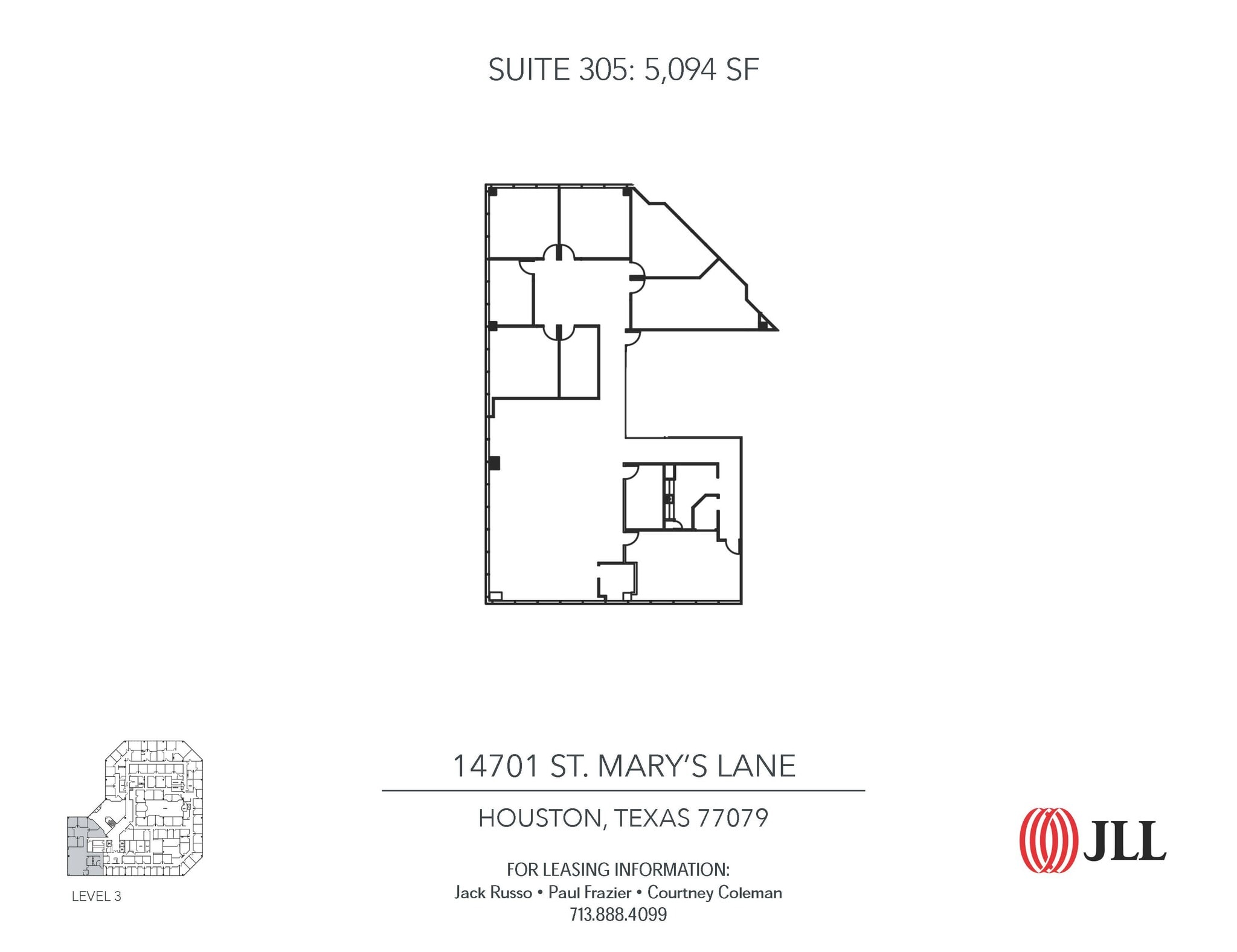 14701 St. Marys Ln, Houston, TX à louer Plan d’étage– Image 1 sur 1