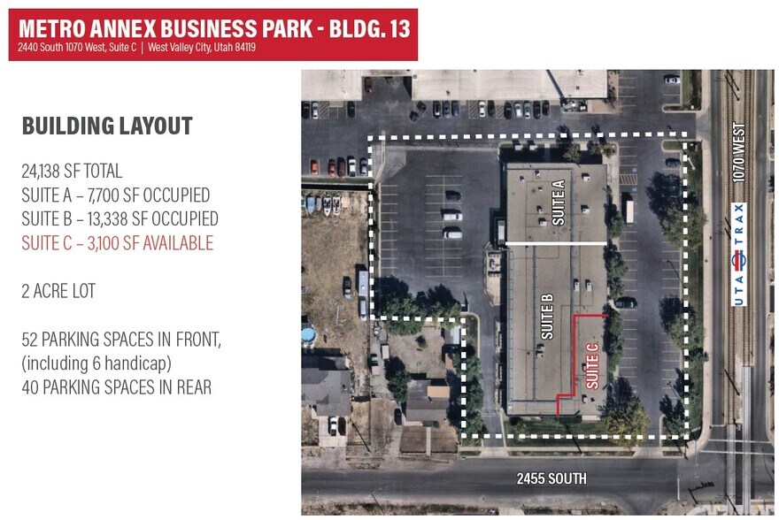 2440 S 1070 W, Salt Lake City, UT à louer - Photo de l’immeuble – Image 3 sur 17