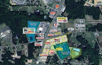 00 Tramway Rd & Hwy 1, Sanford, NC - VUE AÉRIENNE vue de carte