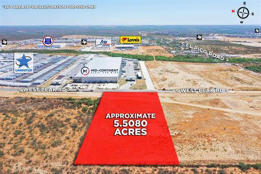 18514 W Peak Rd, Laredo, TX à vendre - Aérien – Image 2 sur 12