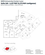 8899 University Center Ln, San Diego, CA à louer Plan d’étage– Image 1 sur 1