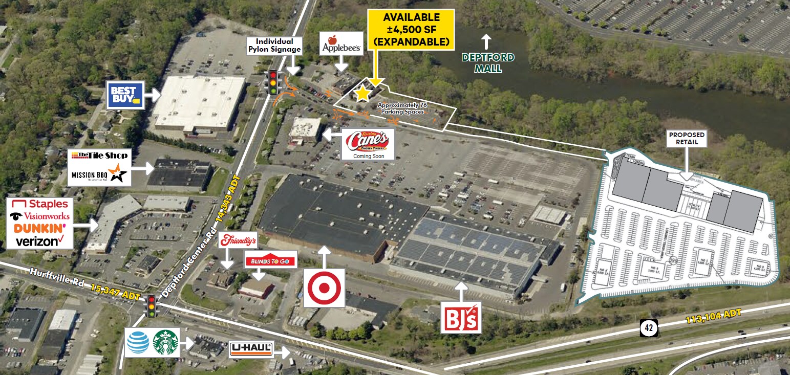 1852 Deptford Center Rd, Deptford, NJ à louer Photo de l’immeuble– Image 1 sur 3