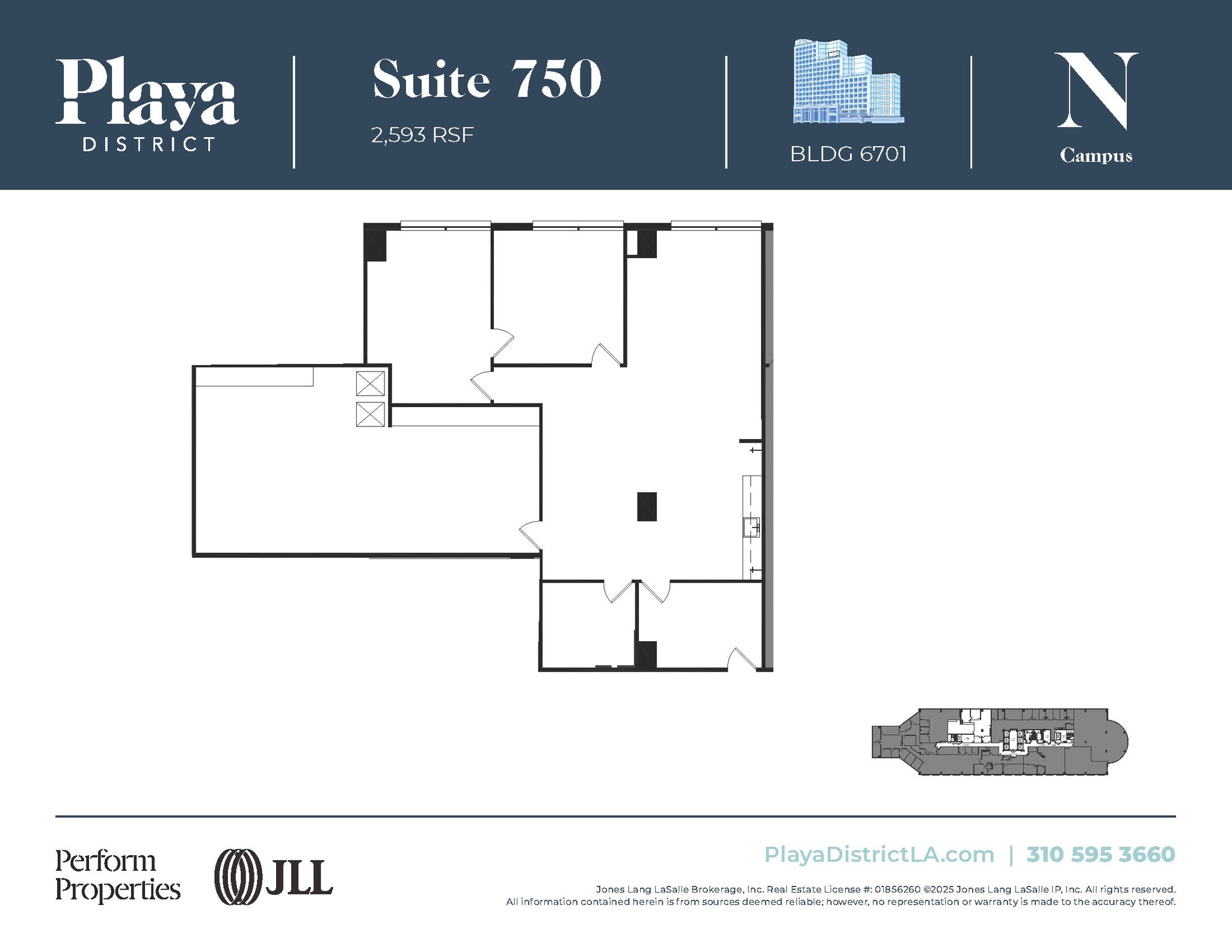 6100 Center Dr, Los Angeles, CA à louer Plan d’étage– Image 1 sur 1