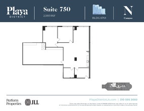 6100 Center Dr, Los Angeles, CA à louer Plan d’étage– Image 1 sur 1