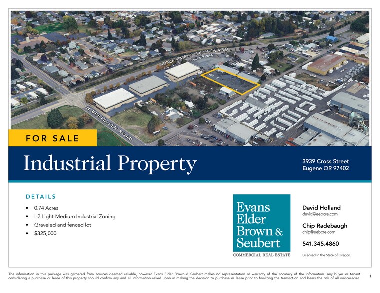 3939 Cross St, Eugene, OR à vendre - Photo de l’immeuble – Image 2 sur 4