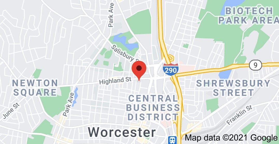 43 Harvard St, Worcester, MA à louer Carte– Image 1 sur 6