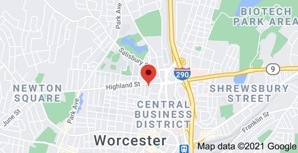 43 Harvard St, Worcester, MA à louer Carte– Image 1 sur 6