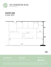 396 Remington Blvd, Bolingbrook, IL à louer Plan d’étage– Image 1 sur 1