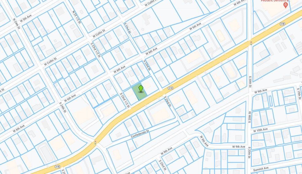1412 7th, Corsicana, TX à louer - Plan cadastral – Image 3 sur 3