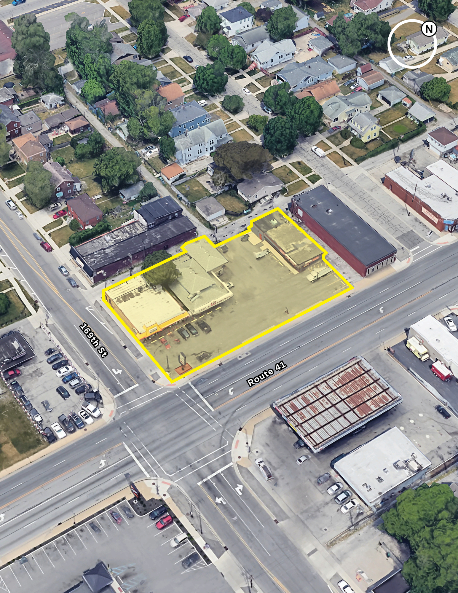 6836-6850 Calumet Ave, Hammond, IN à vendre Aérien– Image 1 sur 16