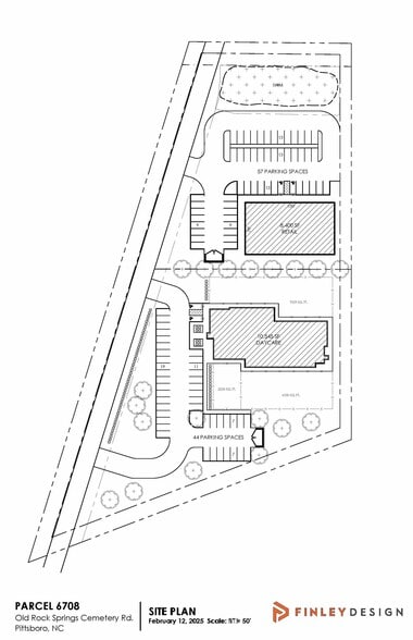 231 Old Rocks Spring Cemetery Rd, Pittsboro, NC à louer - Plan de site – Image 3 sur 3