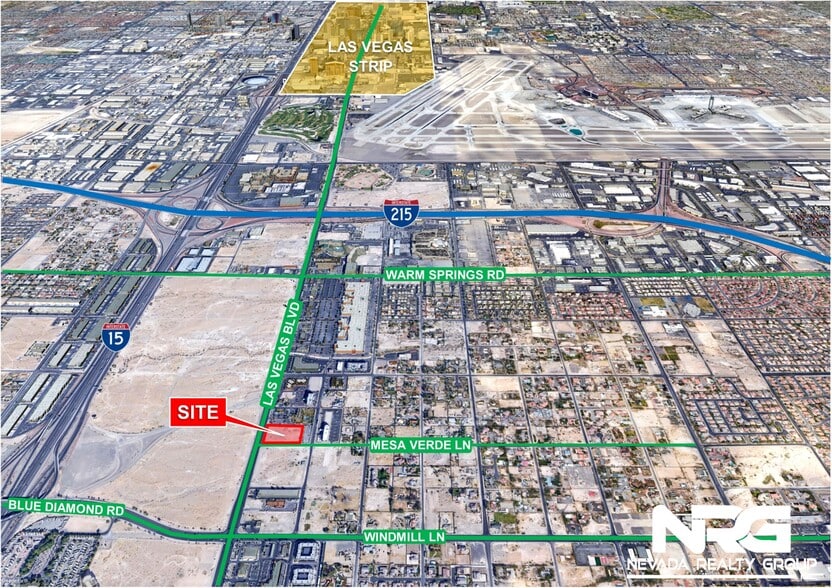 S Las Vegas Blvd, Las Vegas, NV à vendre - Aérien – Image 2 sur 8