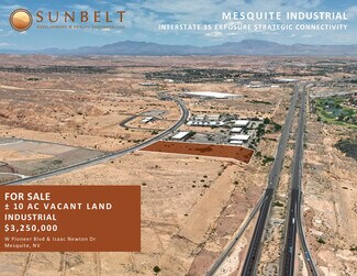 Plus de détails pour W Pioneer Blvd & Isaac Newton Dr, Mesquite, NV - Terrain à vendre