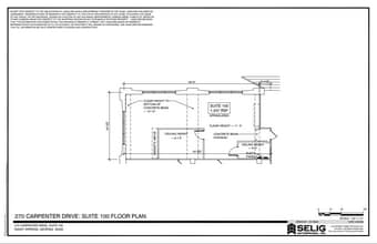 270 Carpenter Dr NE, Sandy Springs, GA à louer Plan d’étage– Image 1 sur 1
