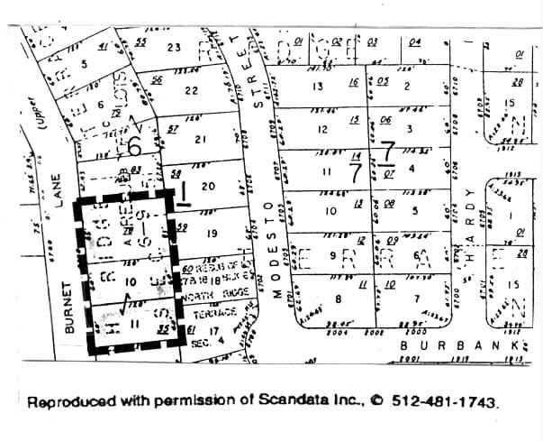 6709 Burnet Ln, Austin, TX à louer - Plan cadastral – Image 2 sur 10