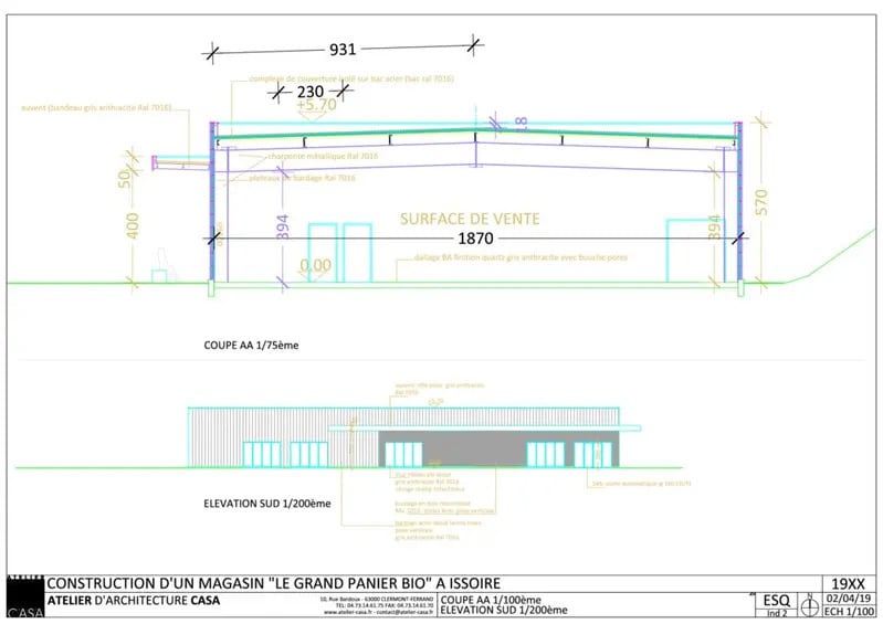 61 Avenue John Fitzgerald Kennedy, Issoire à louer - Plan de site – Image 2 sur 3