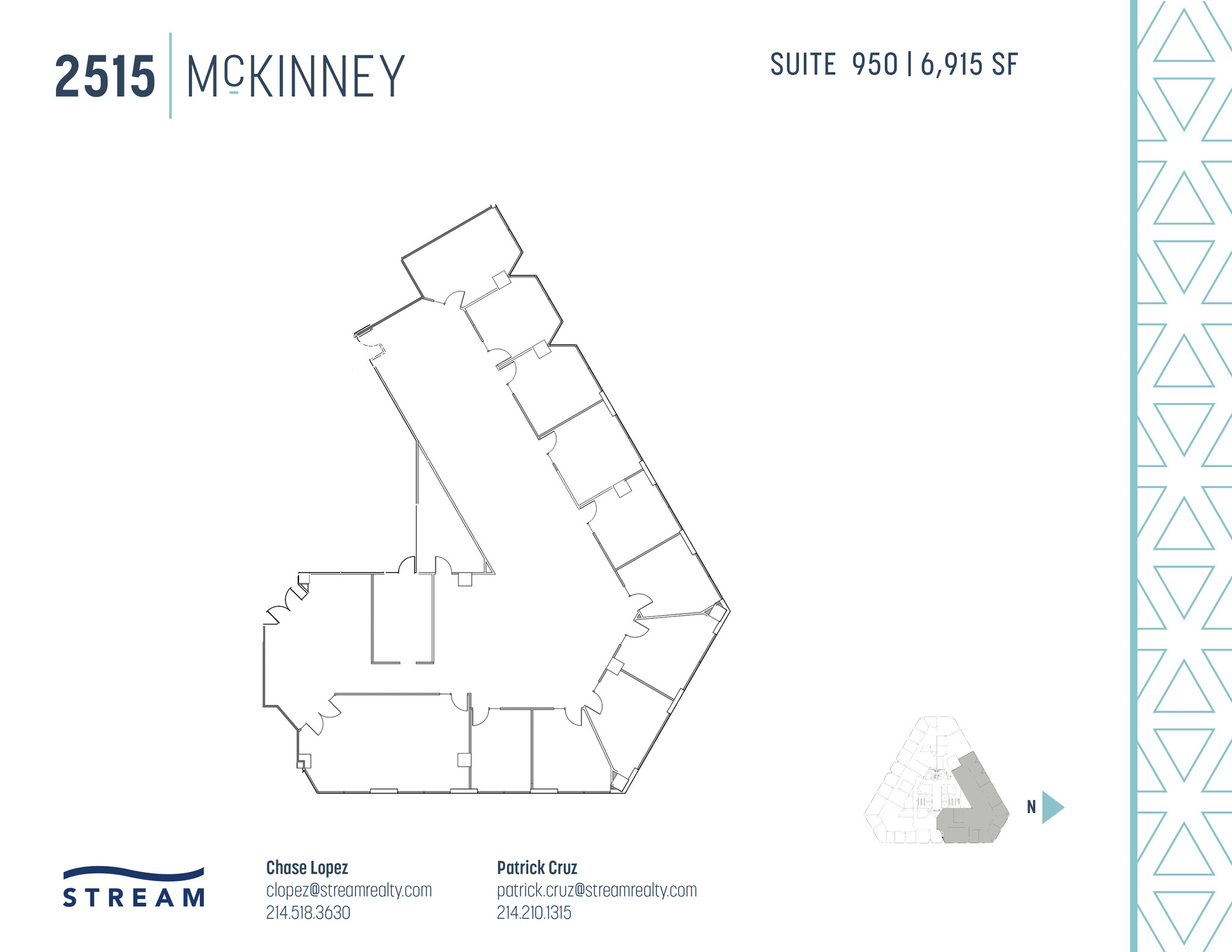 2515 McKinney Ave, Dallas, TX à louer Plan d’étage– Image 1 sur 1