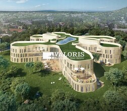 Limonest, RHO - Vue aérienne  vue de carte