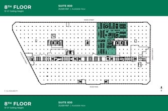 222 Merchandise Mart Plz, Chicago, IL à louer Plan d’étage– Image 2 sur 2