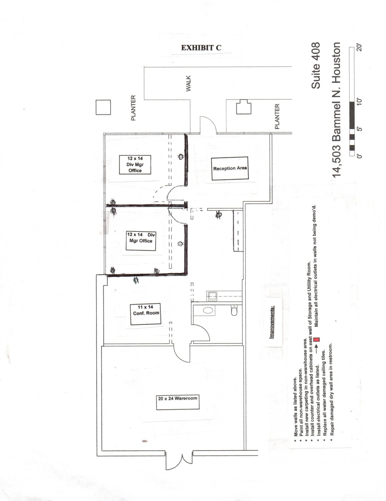 14503 Bammel North Houston Rd, Houston, TX à louer Plan de site– Image 1 sur 1